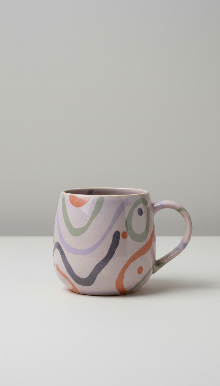 Ceramic Mug in Porcelain Mist