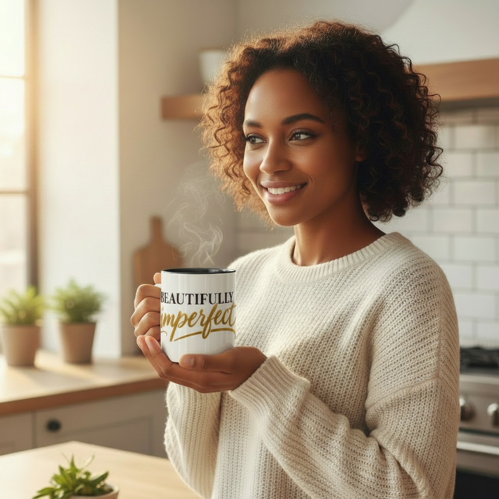 Beautifully Imperfect Mug - Looking at Mug